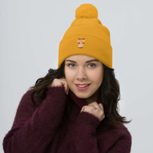 Load image into Gallery viewer, Respect the gift Pom-Pom Beanie