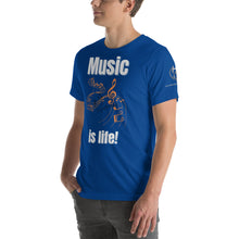 Load image into Gallery viewer, Music is Life! Short-Sleeve Unisex T-Shirt